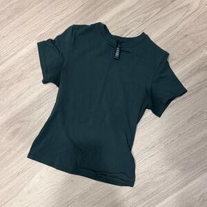 SKIMS Cotton Jersey T Shirt SPRUCE